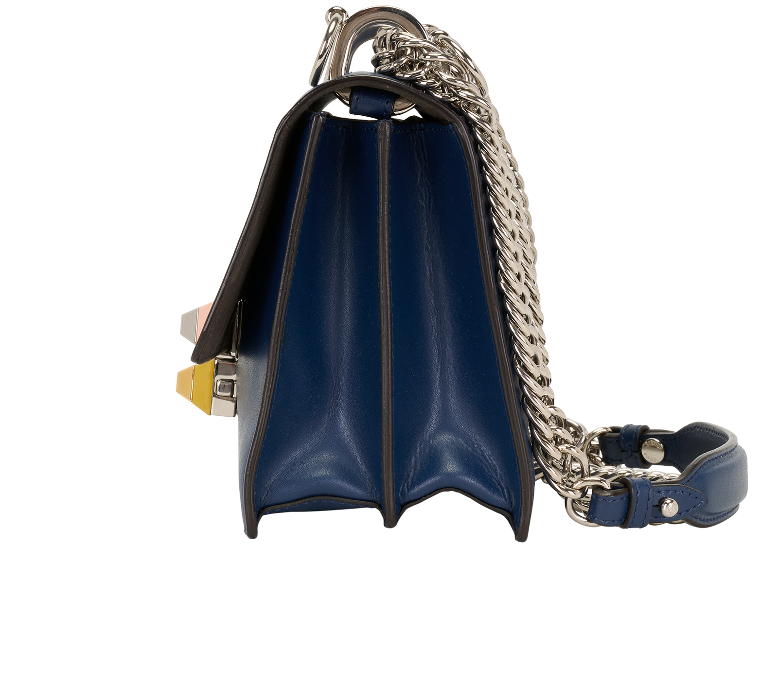 Small Kan I, &pound;495, Handbags, Blue, Leather, Bottom view